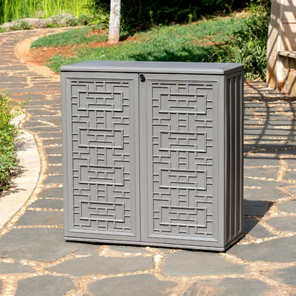 9 cubic feet Indoor &amp; Outdoor Storage Cabinet - Horti Cubic